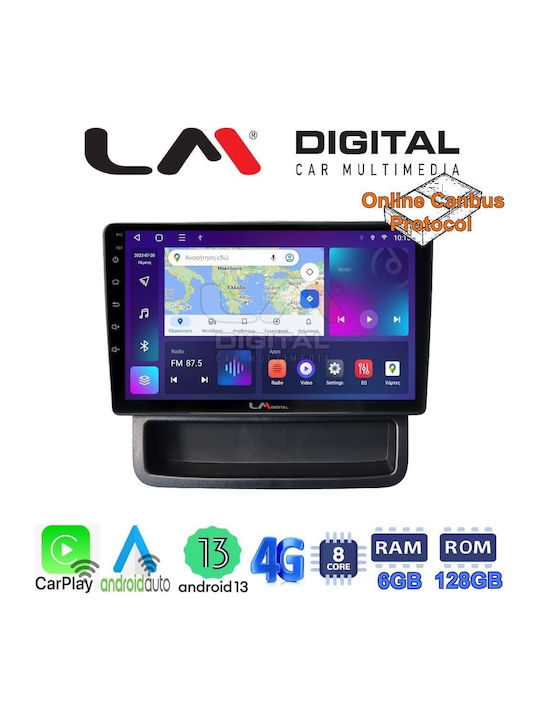 LM Digital Auto-Audiosystem für Opel Vivaro Renault Verkehr Nissan Primastar 2010 > 2014 (Bluetooth/USB/WiFi/GPS/Apple-Carplay/Android-Auto)
