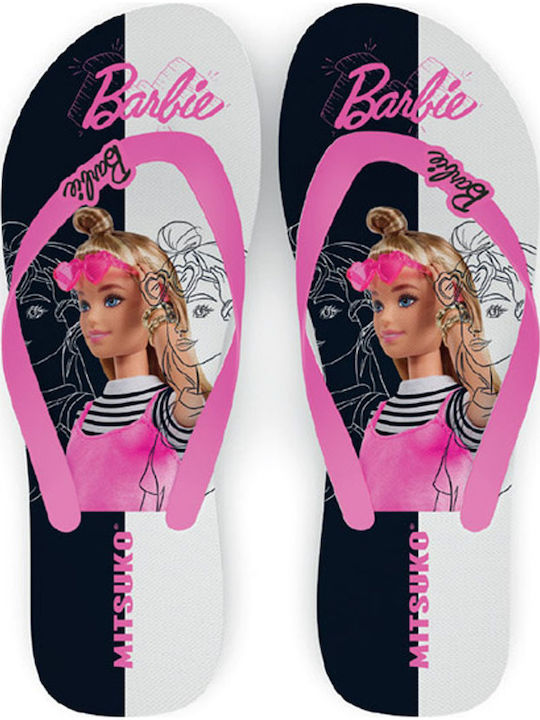 Mitsuko Șlapi pentru copii Barbie Negre