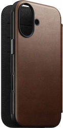 Nomad Book Καφέ (iPhone 17)
