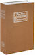 Portable Book Safe Arte Ts0309 23.5x15.5x5.5 cm Brown