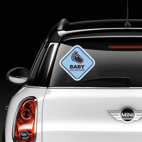 Caravelshop Знак Baby on Board Розов