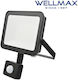 Wellmax Στεγανός Προβολέας LED 50W Ψυχρό Λευκό 6500K IP65