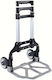 Lean Toys Transport Trolley Foldable for Weight Load up to 70kg Silver