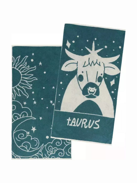 Kentia Πετσέτα Προσώπου Zodiac 50x90εκ. Taurus ...