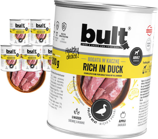 Bult Nassfutter Hunde in Dose mit Ente 6x800gr