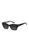 Tommy Hilfiger Women's Sunglasses with Black Plastic Frame and Black Gradient Lens TH2264/S 807/9O