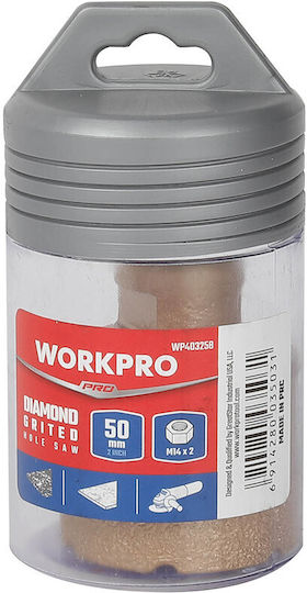WorkPro Diamant Lochsäge Trockenschnitt mit Durchmesser 25mm für Fliese
