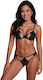 Passion Anuvera Set Sutien + Tanga Negru