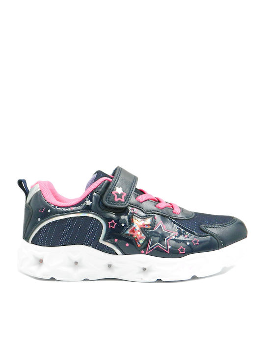 Παιδικά Sneakers με Φωτάκια Μπλε