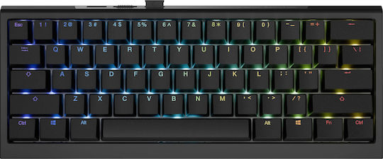 Ducky One X Mini Wireless Gaming Mechanical Keyboard 60% with RGB Lighting English US