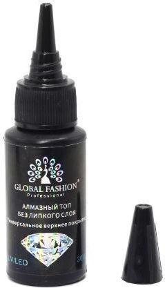 Global Fashion Top Coat / Base Coat για Ημιμόνιμα Βερνίκια 30ml