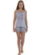 MEI Kids' Pajamas Cotton Gray