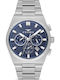 Ferro Women's Watch 42mm Chronograph Battery with Silver Stainless Steel Bracelet