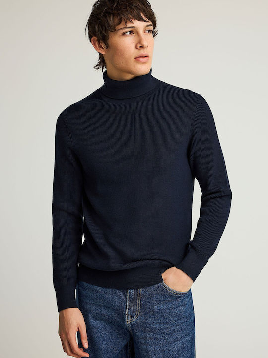 Long Sleeve Navy Blue Sweater