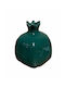 JK Home Decoration Tabletop Lucky Charm Pomegranate Green Ceramic 9x10cm 1pcs
