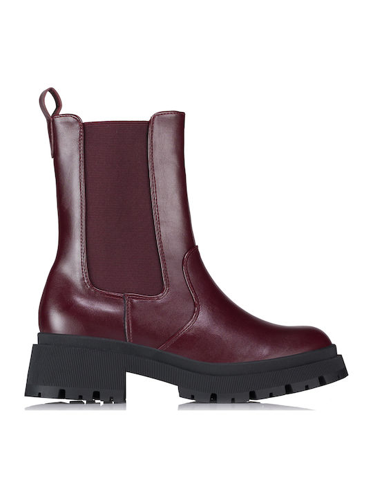 Women's Chelsea Boots Burgundy