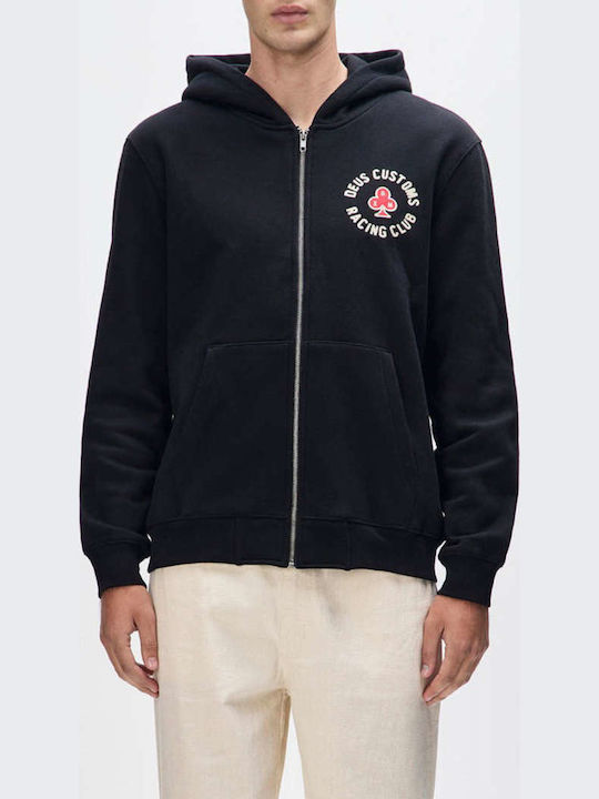 Herren Sweatshirt mit Kapuze Schwarz
