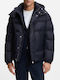 Logo Jacket Puffer Waterproof Dark Blue