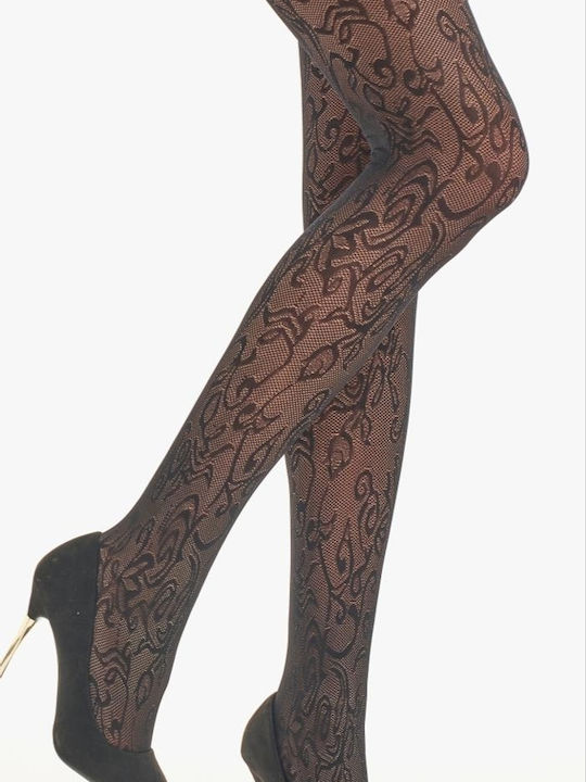 Mura Ciorapi dama 50 Den Black Print