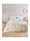 Rythmos Duvet Set Single 160x240cm Benetita Graphite 2pcs 380 GSMGsm