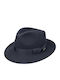 Stetson Pălărie Textilă Pentru Bărbați Fedora Albastră