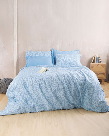 Rythmos Nala Set Coverlet Single Cotton Blue 160x240cm 2pcs