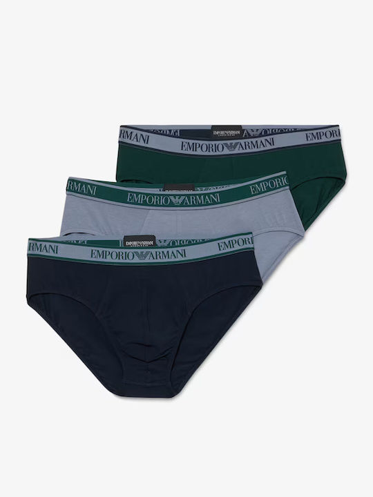 Men's Slips Blue, Stone, Pine 3Pack