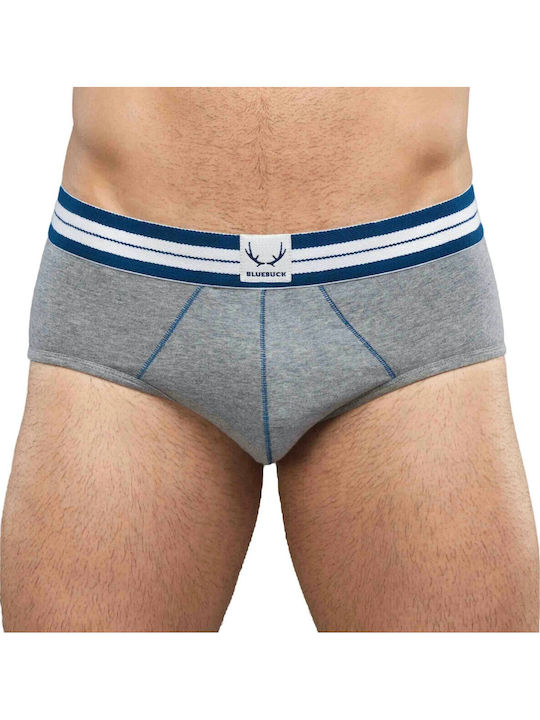 Bluebuck Men's Brief Gray