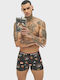 Men's Boxer Anthracite with Patterns