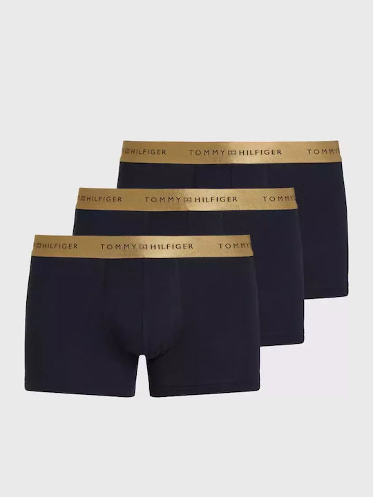 Herren Boxershorts Black, Gold 3Packung