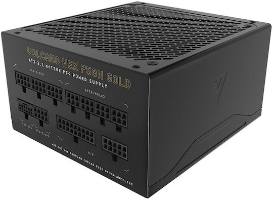 Modecom Volcano Hex 750W Negru Sursă de Alimentare Calculator Complet modular Cybenetics Gold