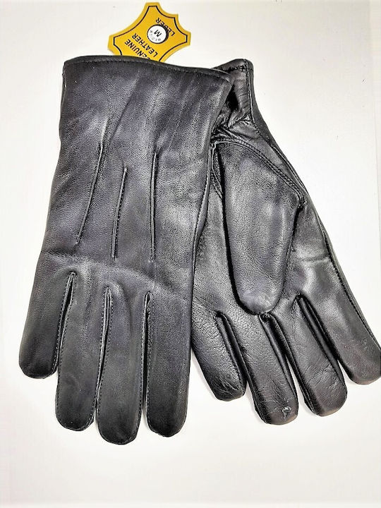 Infinity Men's Leather Gloves Black