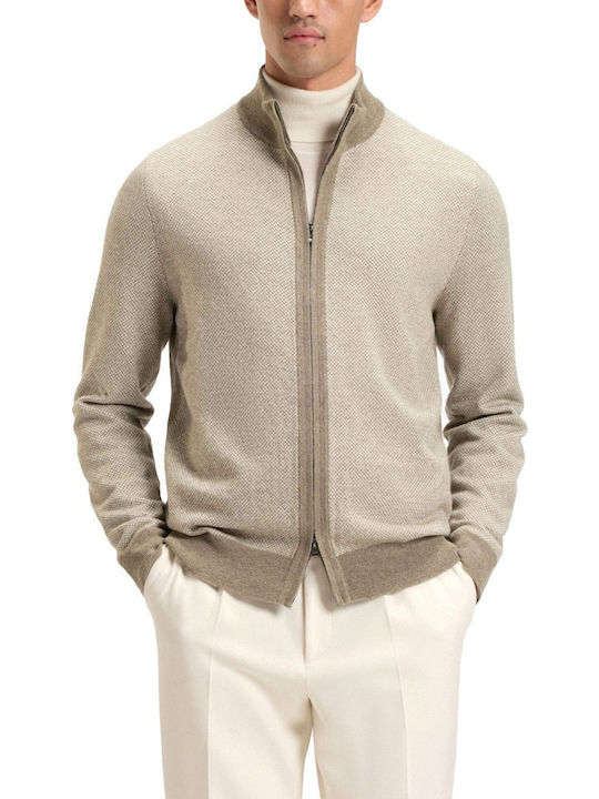 Hugo Boss Men's Knitted Cardigan Beige 50549950-245