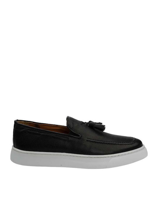 Giacomo Carlo Men's Black Moccasins