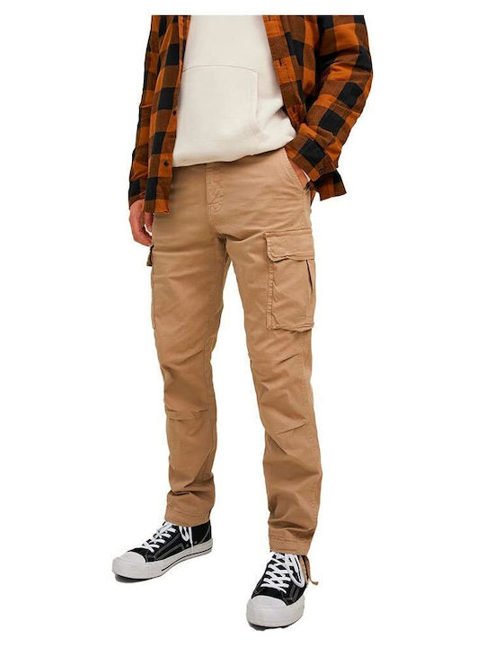 Jack & Jones Men's Trousers Cargo Elastic Dune