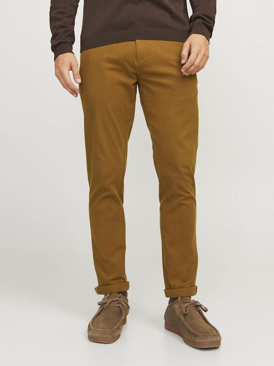 Jack & Jones Мъжко Панталон Чино Еластичен Тясн...