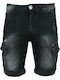 Damaged Herrenshorts Black