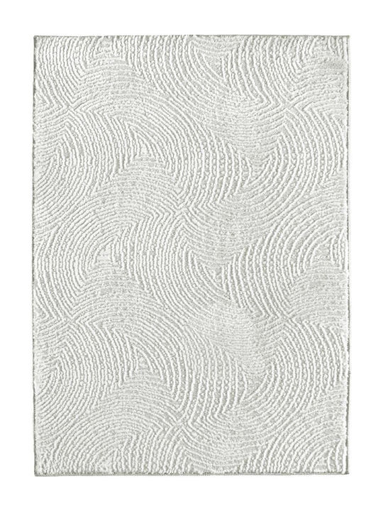Eurofil Teppich Rechteckig Synthetisch,Polyester/Cotton/Leather Gray