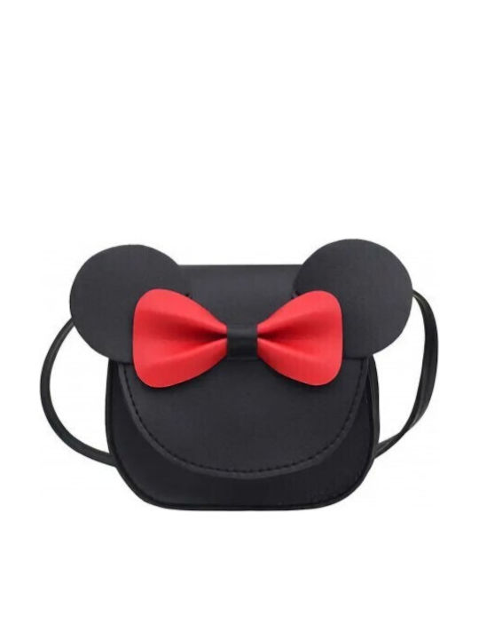Mini Umhängetasche Taikesen Mickey Mouse Form Schwarz Rote Schleife