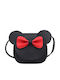 Mini Umhängetasche Taikesen Mickey Mouse Form Schwarz Rote Schleife
