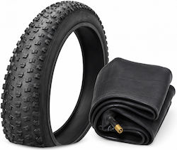 Exce Satz Elastische Schläuche E-bike/fat-bike 24x4.00 Schwarze Exce Satz Elastische Schläuche E-bike/fat-bike 24x4.00 Schwarze