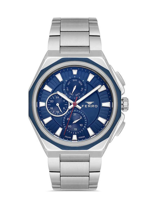 Ferro Women's Watch with Silver Metal Bracelet