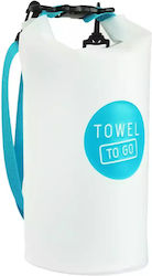 Towel To Go Fabric Beach Bag Blue
