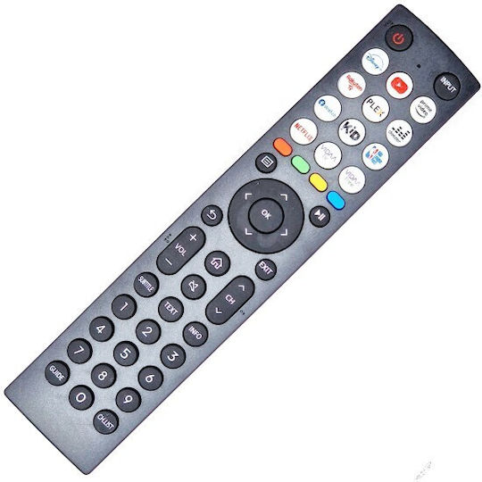 Kntech TV-Fernbedienung Hisense Gorenje LED Netflix YouTube Disney