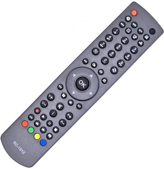 Rc1912 Remote Control Telefunken Teletech Vestel Digihome LCD Televisions