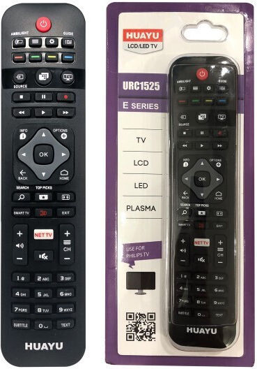 Urc-1525 Fernbedienung Philips Smart LCD LED Ohne Netflix Lernfunktion