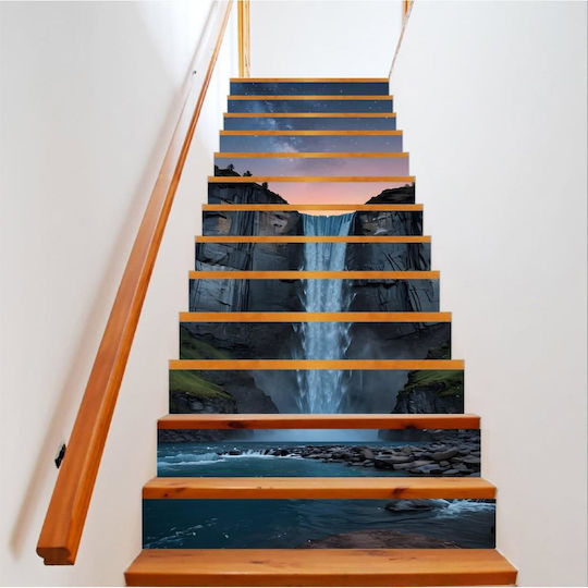 Decorative Sticker Indoor Stairs High-resolution Self-adhesive Print Dimensions 200 X 124 Cm Code Avx-stairs-16