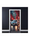 Decorațiune de Ușă Tipărită cu Folie Colorată Dimensiune 200 X 90cm Model Avx-dr08