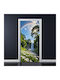 Autocolant decorativ pentru ușă, film color imprimat, dimensiune 200 x 90 cm, model Avx-dr20