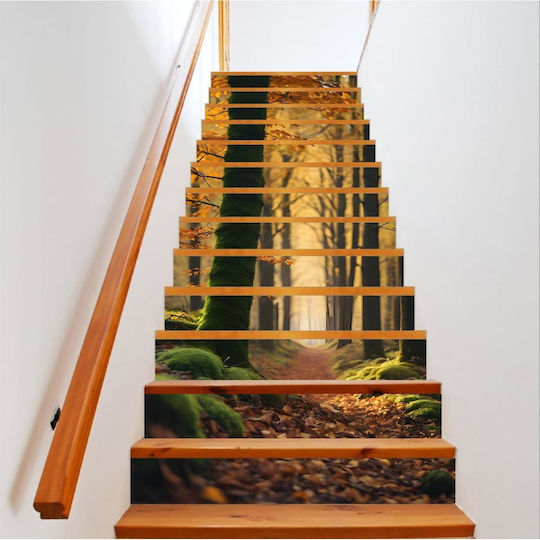 Decorative Sticker Indoor Stairs High-resolution Self-adhesive Print Dimensions 200 X 124 Cm Code Avx-stairs-09